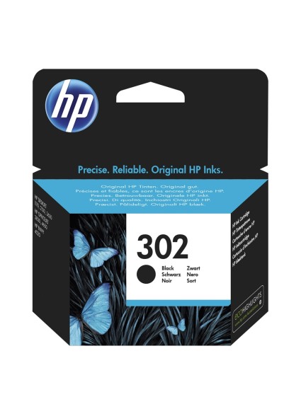 HP Μελάνι Inkjet No.302 Black (F6U66AE) (HPF6U66AE)