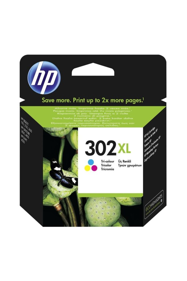 HP Μελάνι Inkjet No.302 XL Tri-Colour (F6U67AE) (HPF6U67AE)