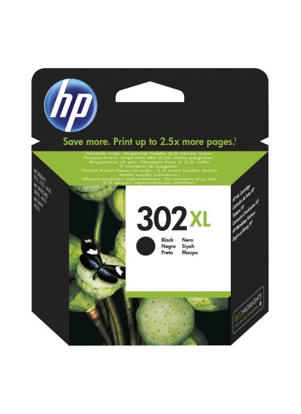 HP Μελάνι Inkjet No.302 XL Black (F6U68AE) (HPF6U68AE)