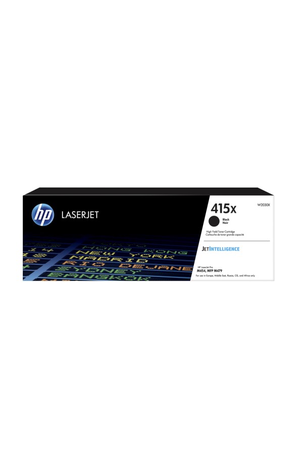 HP 415X Black LaserJet Toner Cartridge HC (7.5k) (W2030X) (HPW2030X)