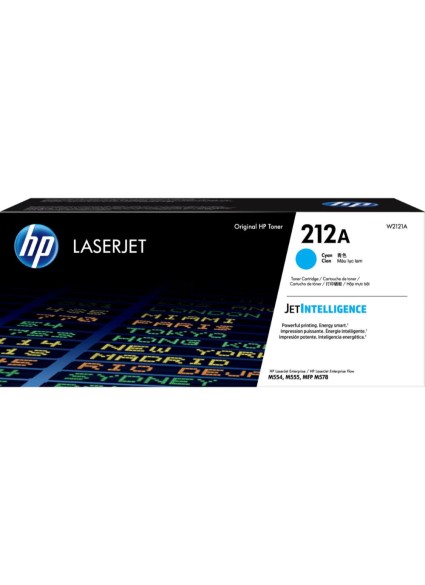 HP 212A Original LaserJet Toner Cartridge Cyan (W2121A) (HPW2121A)