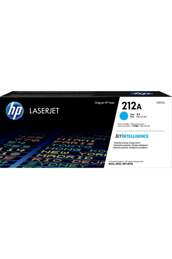 HP 212A Original LaserJet Toner Cartridge Cyan (W2121A) (HPW2121A)