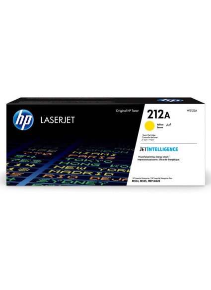 HP 212A Original LaserJet Toner Cartridge Yellow (W2122A) (HPW2122A)