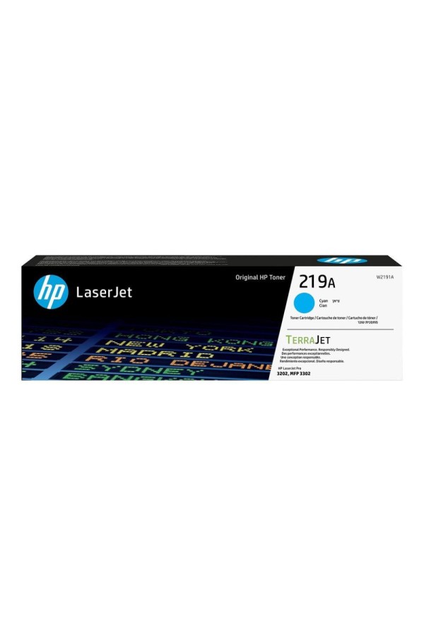 HP 219A Cyan LaserJet Toner Cartridge (W2191A) (HPW2191A)