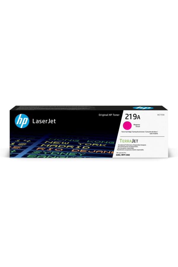 HP 219A Magenta LaserJet Toner Cartridge (W2193A) (HPW2193A)