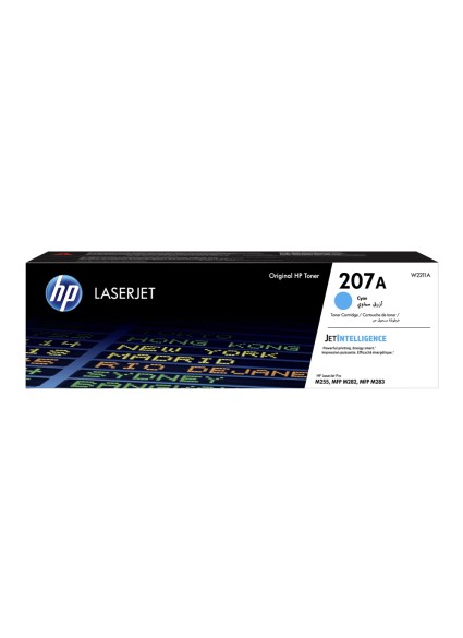 HP 207A Cyan LaserJet Toner Cartridge (1.25k) (W2211A) (HPW2211A)