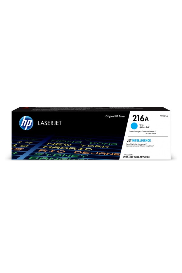 HP 216A Cyan LaserJet Toner Cartridge (850k) (W2411A) (HPW2411A)