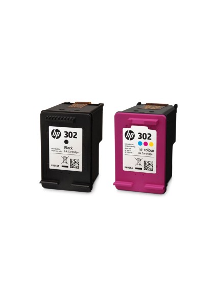 HP Μελάνι Inkjet No.302 Black & Colour 2-Pack (X4D37AE) (HPX4D37AE)