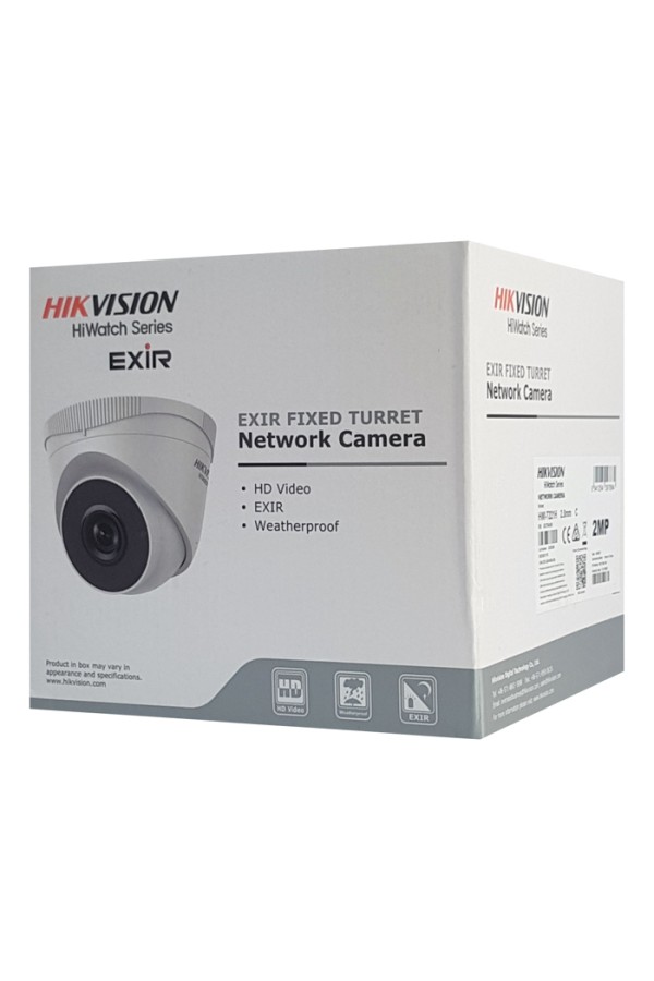 HIKVISION HIWATCH IP κάμερα HWI-T221H, POE, 2.8mm, 2MP, IP67