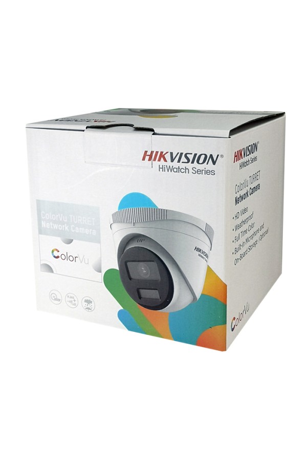 HIKVISION HIWATCH IP κάμερα ColorVu HWI-T229H, 2.8mm, 2MP, IP67, PoE