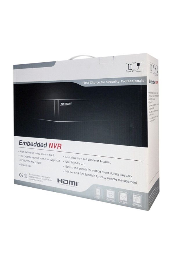 HIKVISION HIWATCH NVR καταγραφικό HWN-4208MH-8P, 8MP, 8 PoE κανάλια