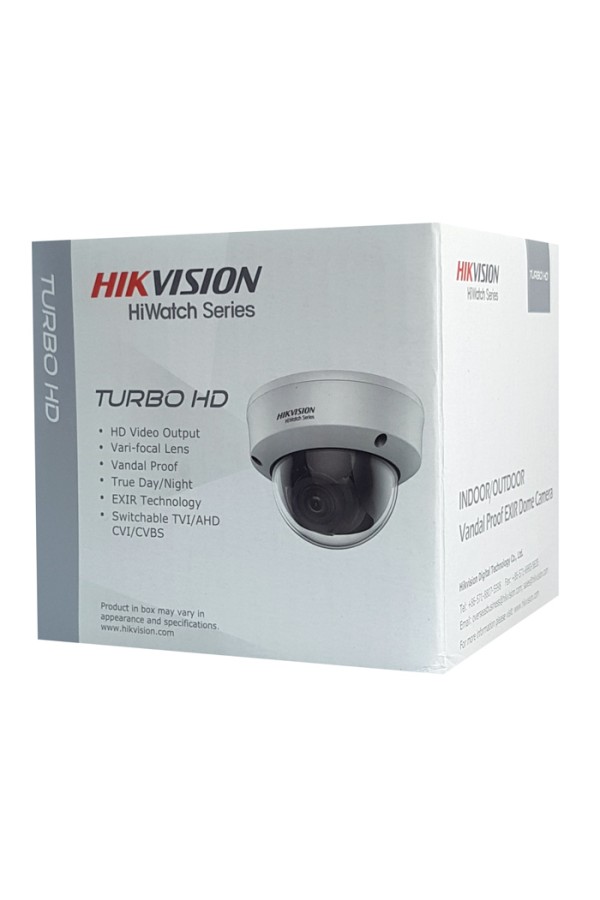 HIKVISION HIWATCH υβριδική κάμερα HWT-D320-VF, 2.8-12mm, 2MP, IP66, IK10