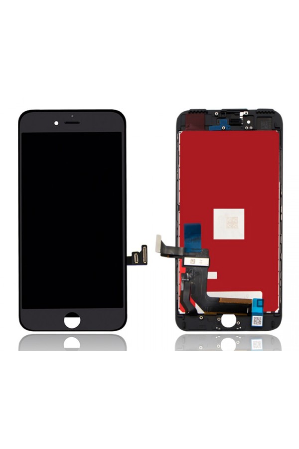 TW INCELL LCD για iPhone 7 Plus, camera-sensor ring, earmesh, μαύρη
