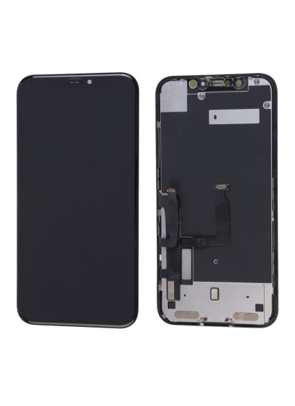 TW INCELL LCD ILCD-017 για iPhone ΧR, camera-sensor ring, earmesh, μαύρη