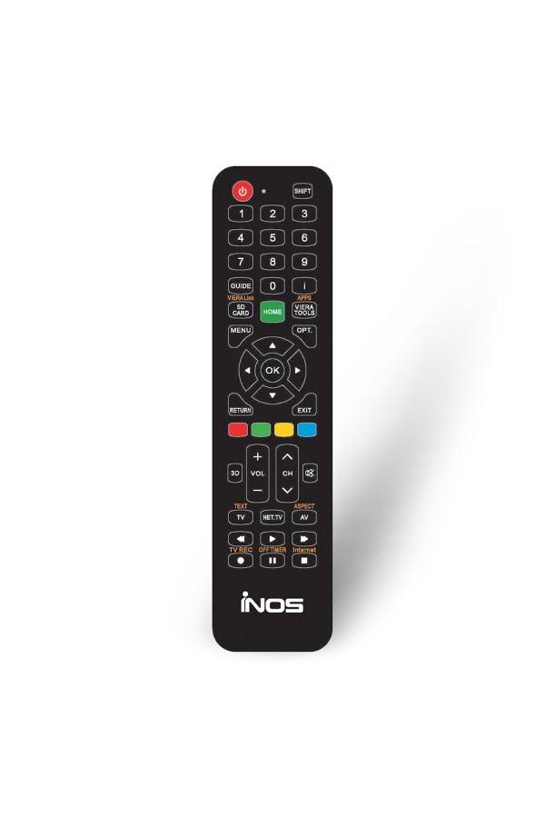 iNOS Remote Control for Panasonic TVs & Smart TVs Ready-to-Use (050101-0094) (INOS050101-0094)