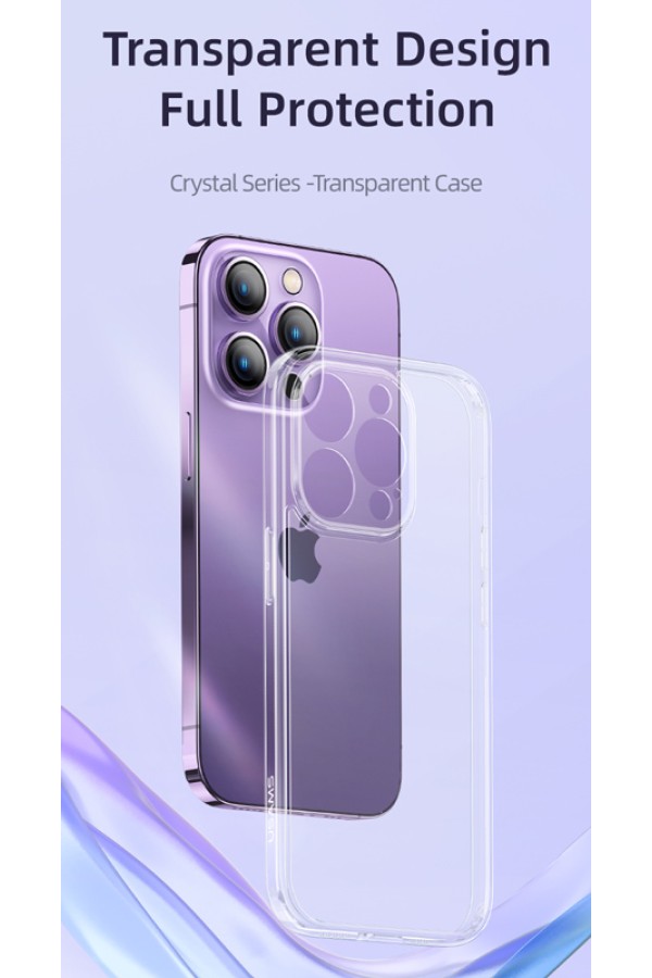 USAMS θήκη Crystal για iPhone 14 Pro Max, διάφανη