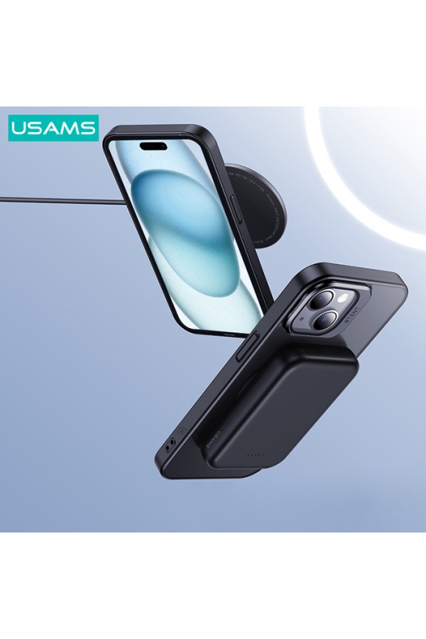 USAMS θήκη Geying US-BH855 για iPhone 15 Pro, διάφανη/ασημί