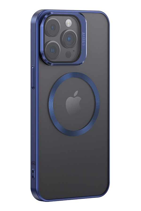 USAMS θήκη Geying US-BH855 για iPhone 15 Pro, διάφανη/μπλε
