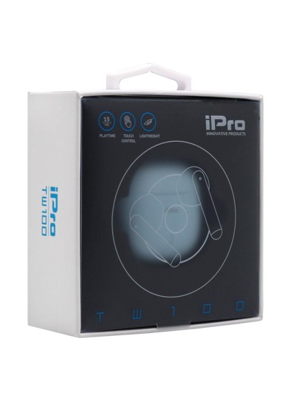 iPro True Wireless Bluetooth Earphones TW100 Light Blue (010701-0254) (IPRO010701-0254)