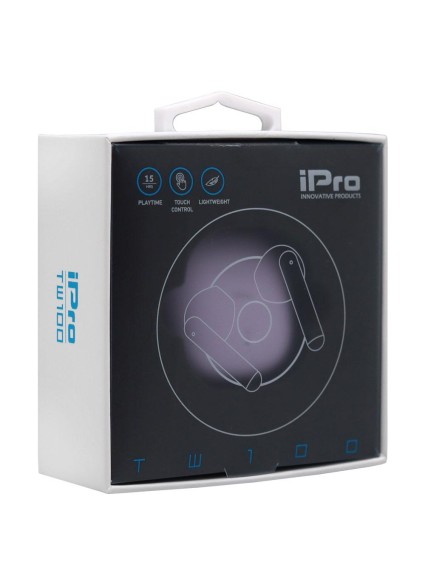 iPro True Wireless Bluetooth Earphones TW100 Purple (010701-0255) (IPRO010701-0255)