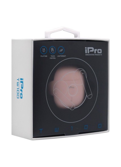 iPro True Wireless Bluetooth Earphones TW100 Pink (010701-0256) (IPRO010701-0256)