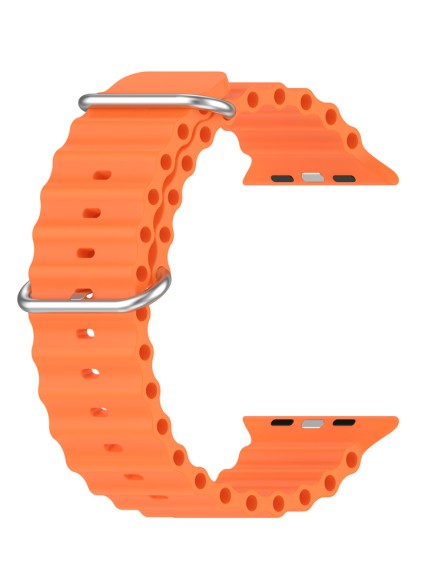 INTIME λουράκι σιλικόνης IT-058-BAND-OR για smartwatch 8 Ultra πορτοκαλί