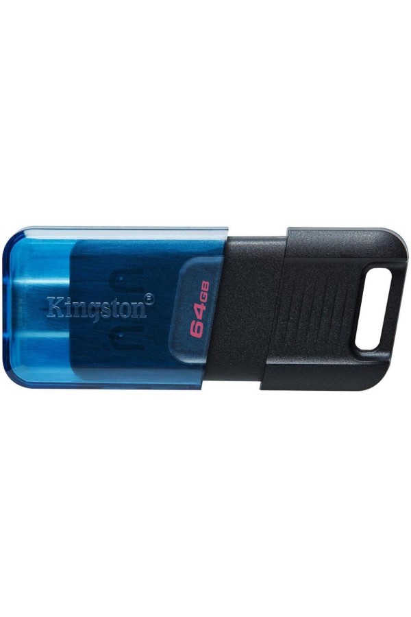 Kingston DataTraveler 80Μ 64GB USB 3.2 Stick Black (DT80M/64GB) (KINDT80M-64GB)