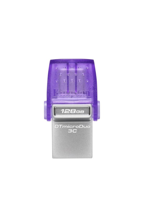 Kingston DataTraveler MicroDuo 3C 128GB USB 3.1 Stick Purple (DTDUO3CG3/128GB) (KINDTDUO3CG3-128GB)