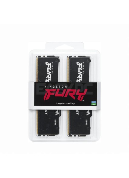 Kingston RAM FURY Beast RGB 64 GB (2 x 32 GB Kit) DDR5 5600 DIMM CL40 (KF556C40BBAK2-64) (KINKF556C40BBAK2-64)