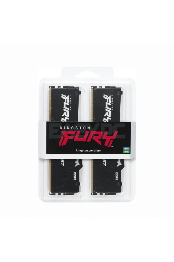 Kingston RAM FURY Beast RGB 64 GB (2 x 32 GB Kit) DDR5 5600 DIMM CL40 (KF556C40BBAK2-64) (KINKF556C40BBAK2-64)