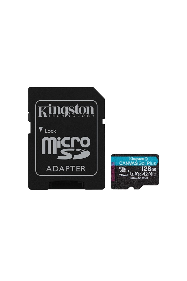 Kingston microSD Memory Card 128GB Canvas Go! Plus (SDCG3/128GB) (KINSDCG3/128GB)