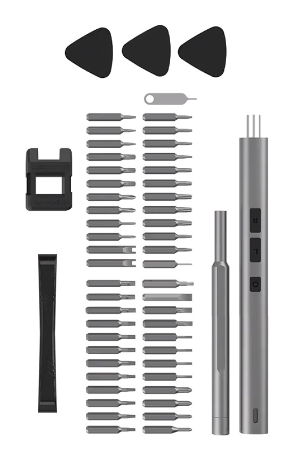 KINGSDUN σετ ηλεκτρικό κατσαβίδι KS-882057 με LED φακό, 350mAh, 57 σε 1