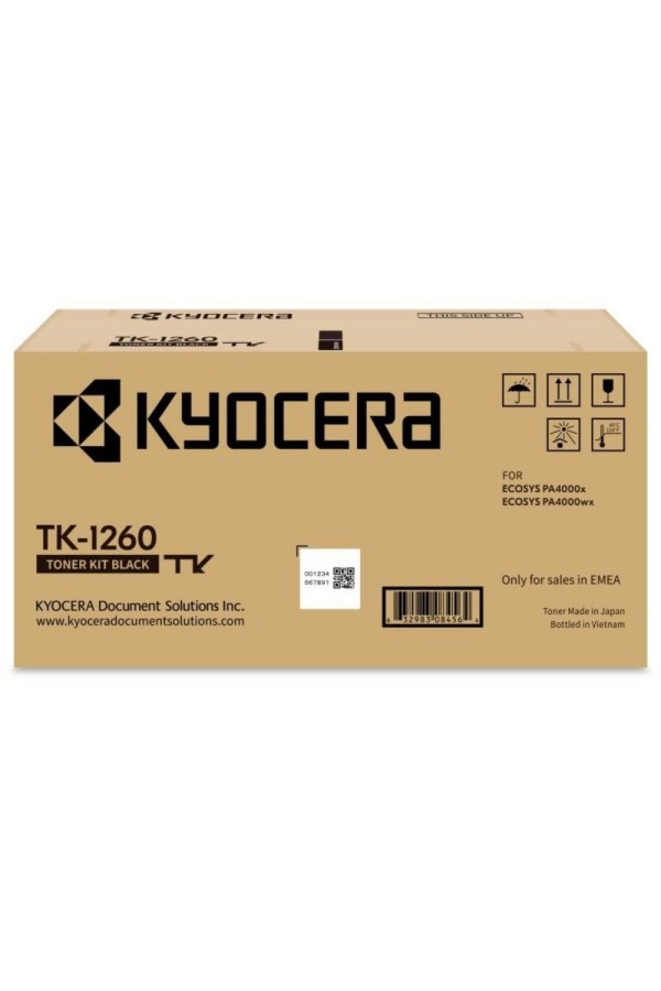 KYOCERA ECOSYS PA4000X TONER BLACK (TK-1260) (KYOTK1260)