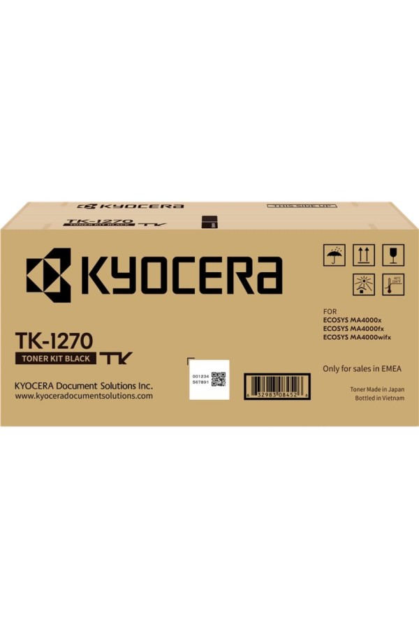 KYOCERA ECOSYS MA4000X TONER BLACK (TK-1270) (KYOTK1270)