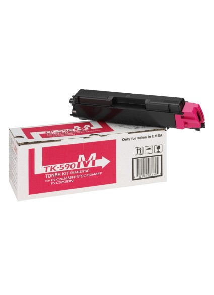 KYOCERA FS C2026MFP ECOSYS P6026CDN/M6026CDN/M6526CDN/M6026CIDN/M6526CIDN MAGENTA TONER (5k) (TK-590M) (KYOTK590M)