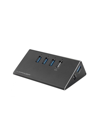 LC-Power USB 3.0 Hub 3 -Port USB-A (Μαύρο) (LC-HUB-ALU-2B-4) (LC-HUB-ALU-2B-4)