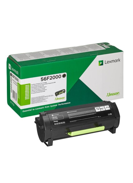 LEXMARK MS/MX 321/421/521/522/621/622 TONER BLACK 6K (56F2000) (LEX56F2000)