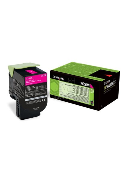 LEXMARK CS310/410/510 MAGENTA TONER CRTR SC (702M) RETURN 1k (70C20M0) (LEX70C20M0)