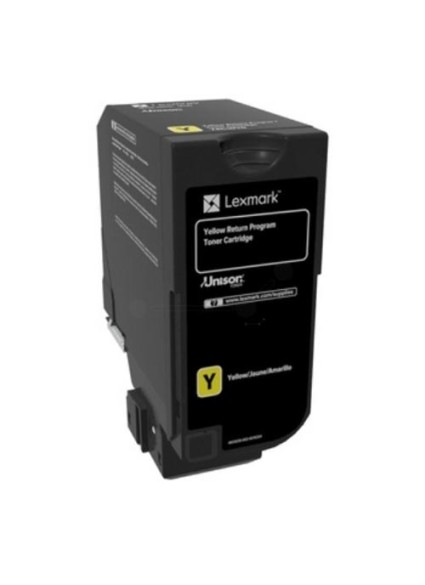 LEXMARK CS720/CS725/CX725 YELLOW RET. P. TONER CRTR (74C20Y0) (LEX74C20Y0)