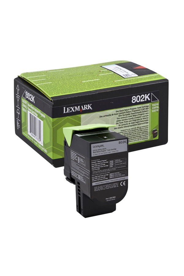 Toner Lexmark 80C20K0 Black (80C20K0) (LEX80C20K0)