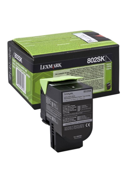 Toner Lexmark 80C2SK0 Black (80C2SK0) (LEX80C2SK0)