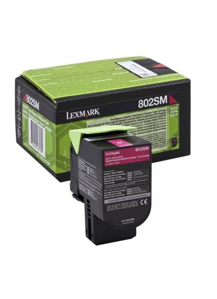 Toner Lexmark 80C2SM0 Magenta (80C2SM0) (LEX80C2SM0)
