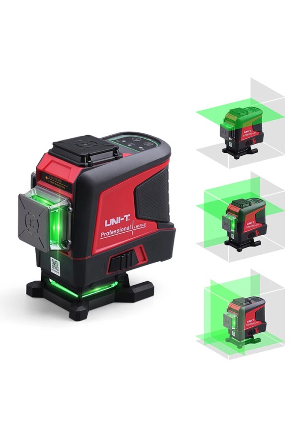 UNI-T γραμμικό αλφάδι laser LM575LD, με πράσινη δέσμη 12 ακτίνων 3D