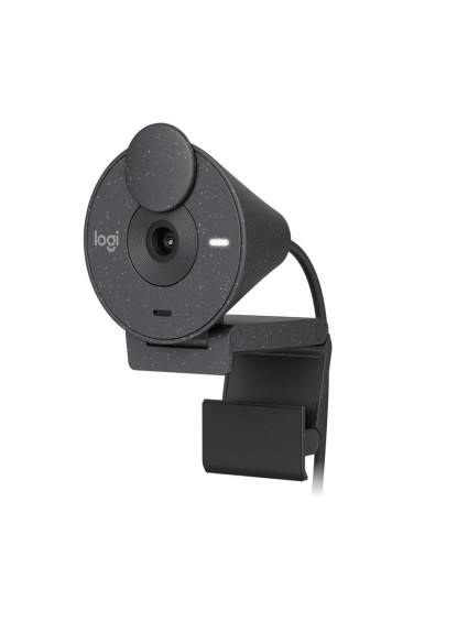 Logitech BRIO 300 Webcam black (960-001436) (LOGBRIO300BK)