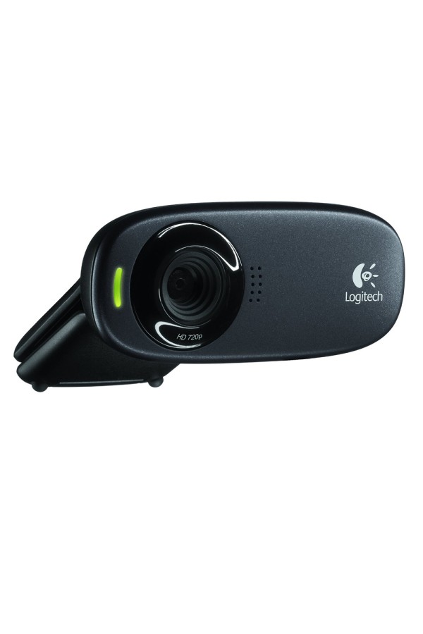 Logitech C310 Webcam (Black, HD, 720p)