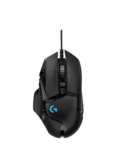 Logitech G502 Hero USB Gaming Mouse Black (910-005470) (LOGG502H)