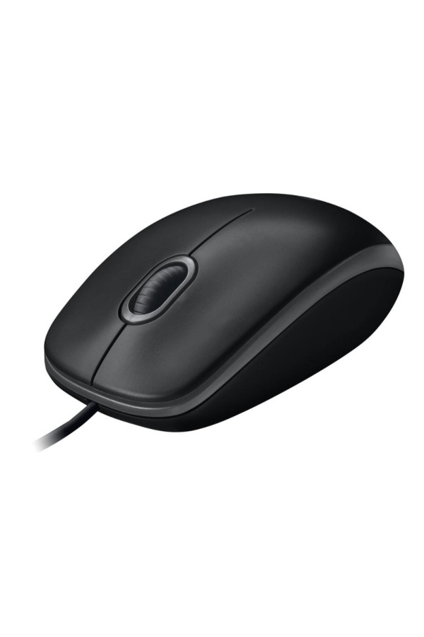 Logitech M100 Ενσύρματο Ποντίκι Μαύρο (910-006652) (LOGM100BK)