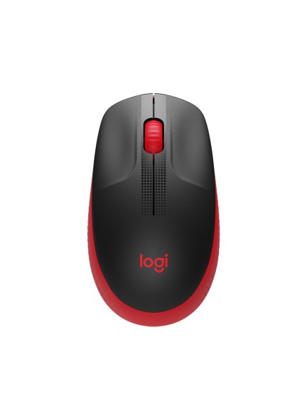 Logitech M190 Full-Size Wireless Mouse Red (910-005908)