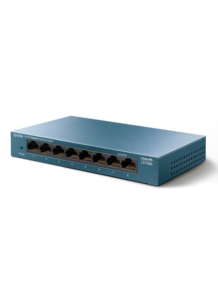 TP-LINK Desktop Switch LS108G, 8-port 10/100/1000Mbps, Ver. 1.0