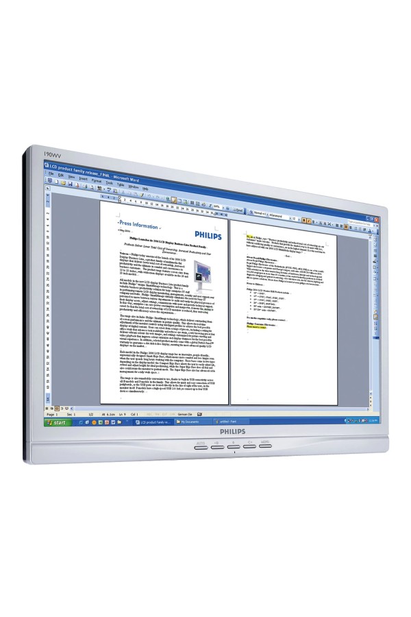 PHILIPS used οθόνη 190WV7CS LCD, 19.1